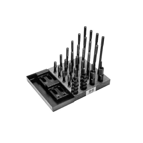 Punch Press Kit W/ Clamps, 3/8"-16 Std